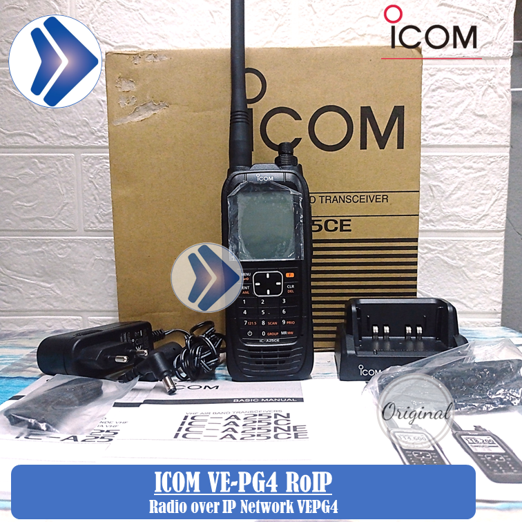 HT Icom IC A25CE / Icom A25 / HT Air Band HT Penerbangan ic-a25ce