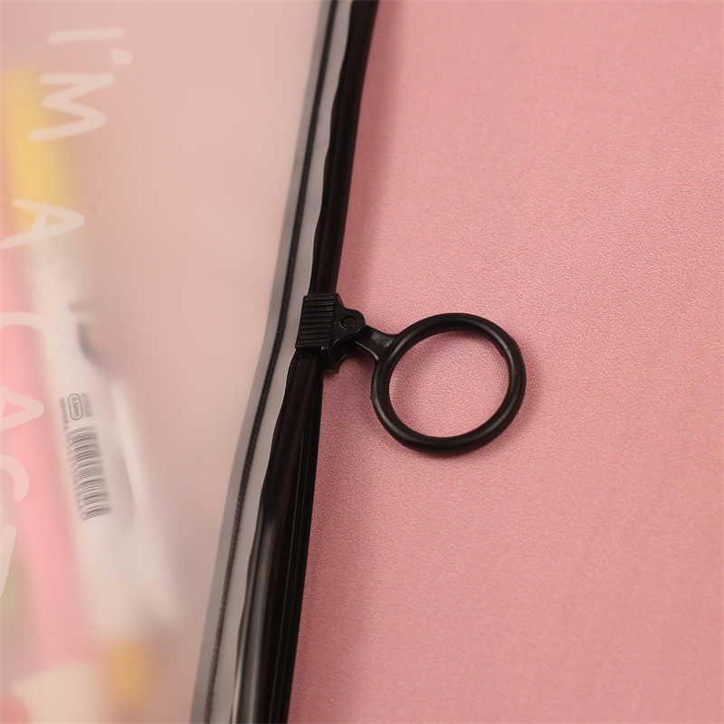 DOMMO - D6114 Tempat Pensil Transparan Motif Kaktus S645 / Pouch Penyimpanan Alat Tulis Import / Pouch Serbaguna / Pouch Simple