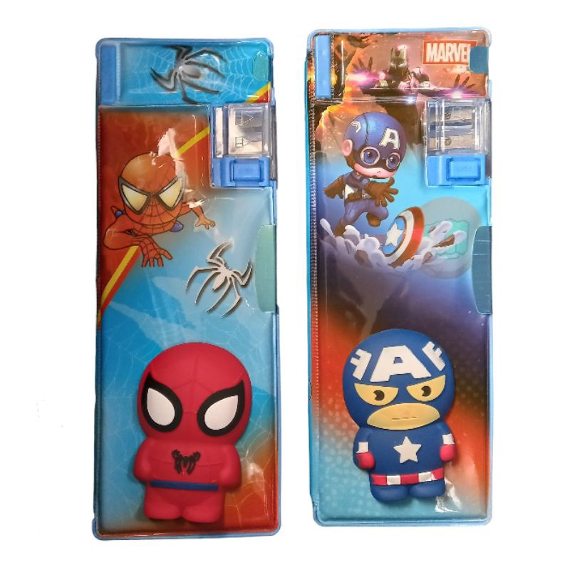 

Tempat pensil magnet spiderman squishy, captain america squishy / Kotak pensil squishy spiderman, captain america/ Pencil case spiderman, captain america 3d squishy