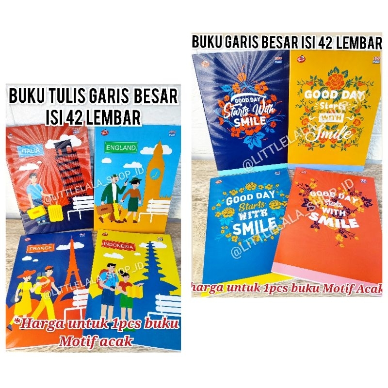 

Sinar Dunia Buku Tulis SIDU MAXI Ukuran Boxy B5 42 Lembar