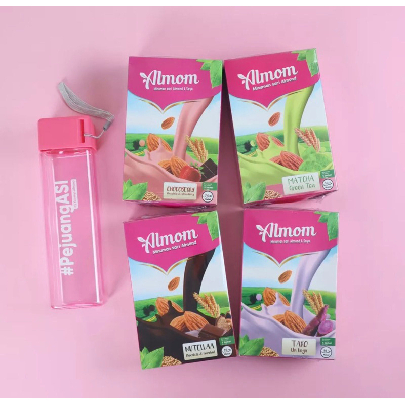 Yummy's ALMOM Booster Milk  Sari Almond &amp; Soya