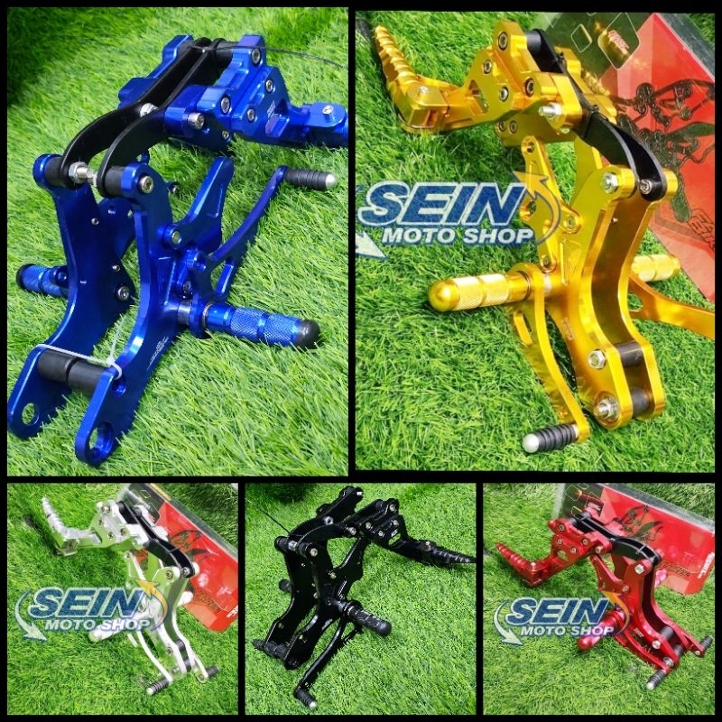 Footstep Underbone Mx King Mx New Depan Belakang Cnc