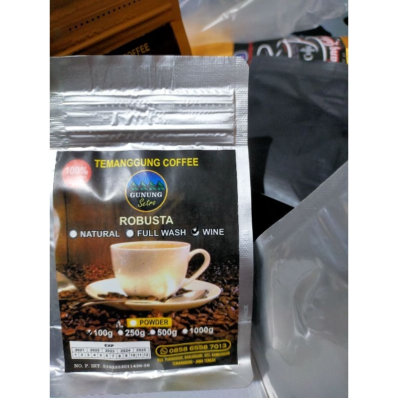 

KOPI BUBUK NATURAL ROBUSTA PETIK MERAH WINE