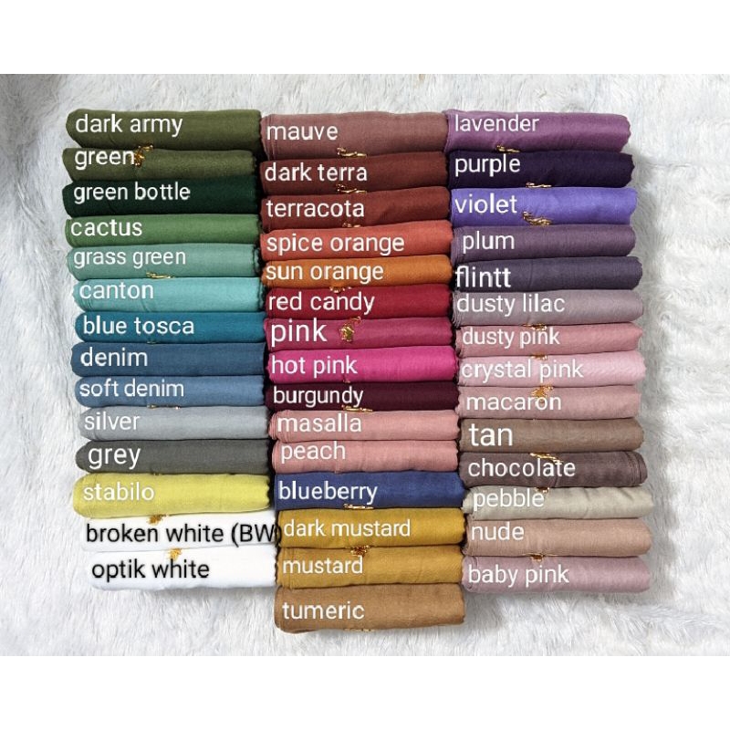 MYLADY - Hijab segi empat voal polos original mylady hijab part II