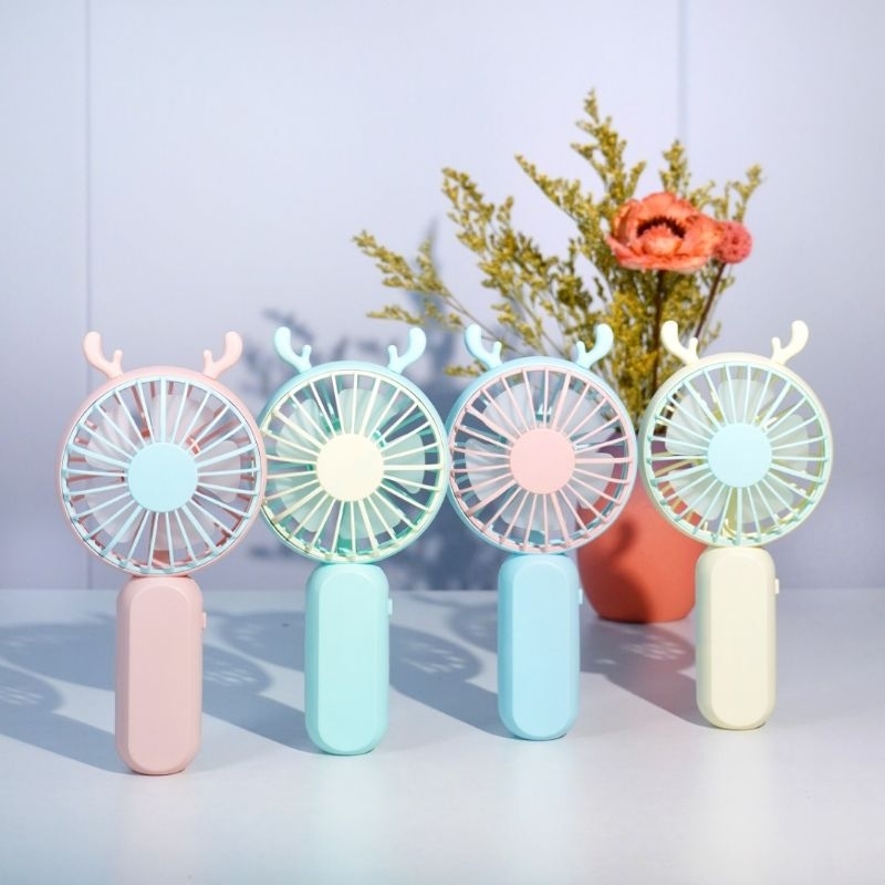 Kipas Angin Mini Genggam Cute S050 / Kipas Portable / Mini Fan