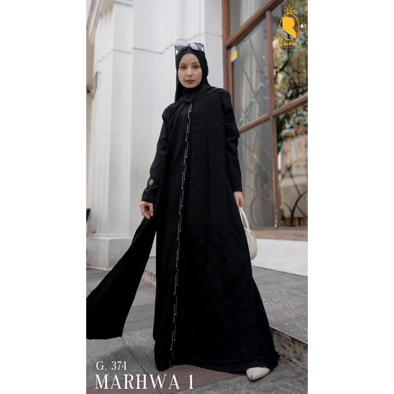 Gamis Abaya Marwha 01 | Luna Hijab Official | Luna Hijab Is Our crown | Fashion Muslim