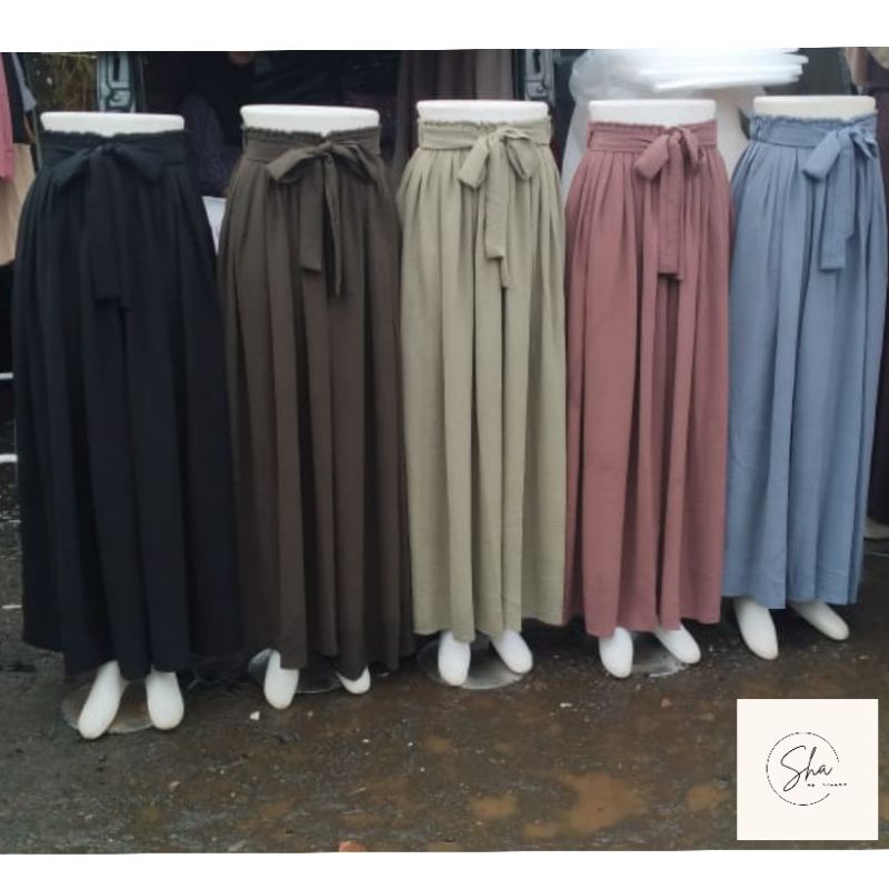 ZIGNA KULOT Panjang 100 cm || Wide Pant || Kulot Lebar || Kulot Bigsize || Kulot Mayung || Kulot Wolfis Premium || Jumbo ||