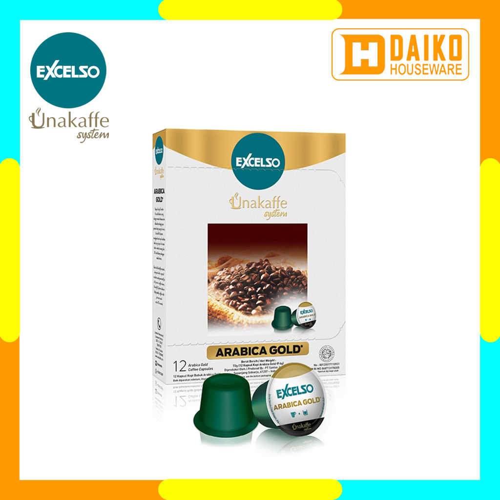 Capsule Coffee Excelso Unakaffe Arabica Gold Kopi Kapsul by Kapal Api