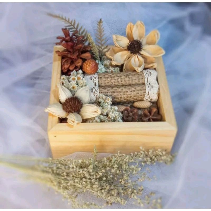 Ring Bearer / TUTUP AKRILIK / TUTUP MIKA / tempat cincin nikah / cincin rustic