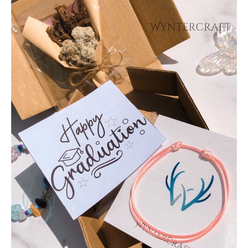 WA145 Paket Hemat Hadiah Graduation, Ulang Tahun, Perpisahan, Kelulusan dll by Wynter Craft