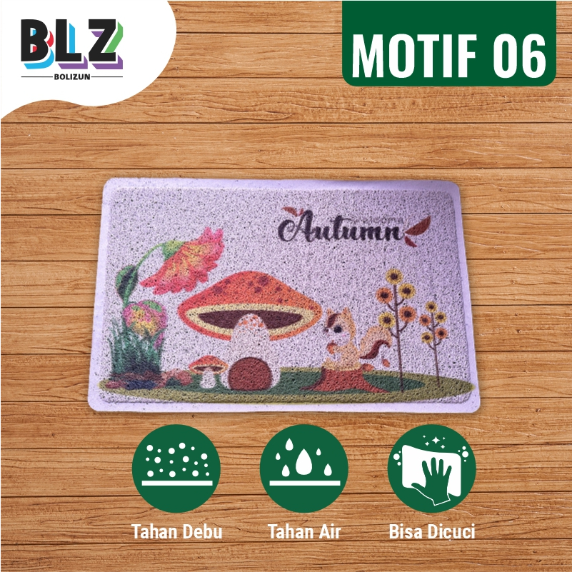 Bolizun Keset PVC Mie Bihun 40 x 60 cm Cushion Printing Tebal 10 mm Anti Slip