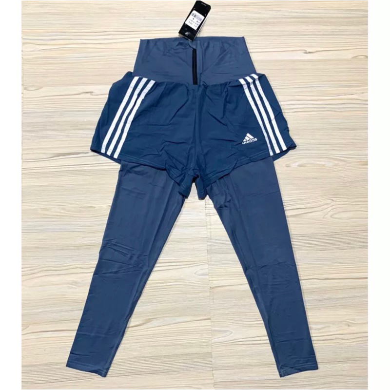 CELANA MICRO LEGGING PANJANG ADIDAS WANITA HIGH-WAIST IMPORT PREMIUM DOUBLE LAYERS OLAHRAGA RUNNING 
