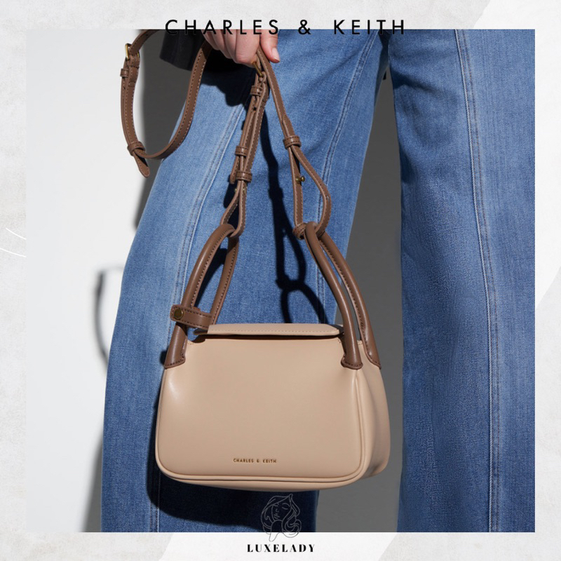 Evelynn Padded Double Handle Slouchy Bag - Hand Bag Sling Bag CK