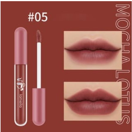 LAMEILA NUDE EDITION LIQUID LIPSTIK SILKY GLASS WATERPROOF &amp; LONG LASTING