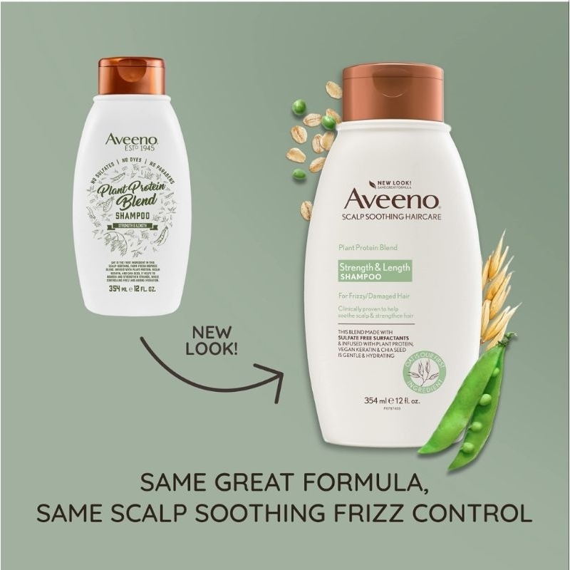 Aveeno Plant Protein Blend Shampoo 354 ML