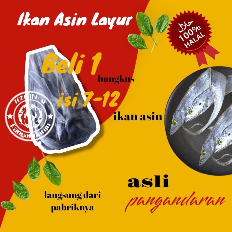 

IKAN ASIN LAYUR MURAH ASLI PANGANDARAN