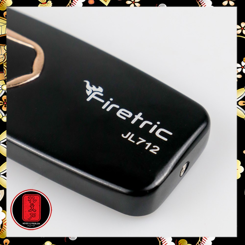 Firetric Korek Api Elektrik Fingerprint Touch Sensor - JL712 - Glossy Black