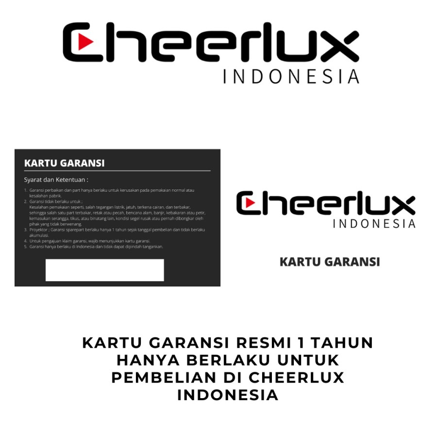 CHEERLUX INDONESIA | Proyektor Cheerlux C26 Android Wifi 3200 Lumens | Projector Auto Focus Android Bluetooth Mirroring