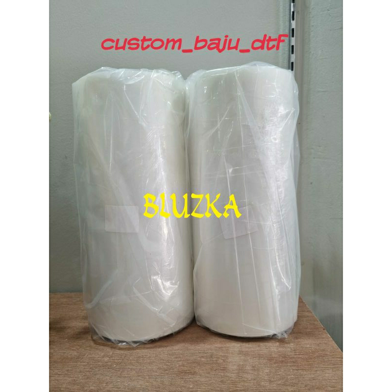 

KERTAS TRANSFER FILM DTF 30 CM PER ROLL / PREMIUM PET FILM DTF