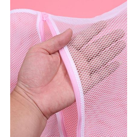 Anti Kusut 30x40 50x40 50x60Cm Laundry Bag Net Mesin Cuci / Tas Londry Kantong Jaring Transparan Resleting Cucian Baju Kotor Kaos Kaki Pakaian Dalam Bra CD Underware / Washing Bag Tas Travel Pakaian [MF]