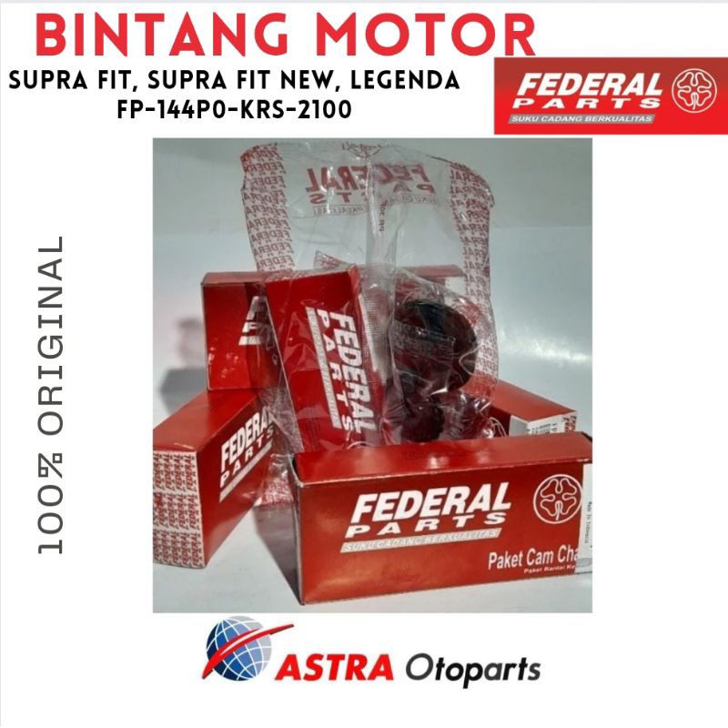 Paket Rantai Keteng Kamprat Supra Fit, Supra Fit New, Legenda ORI Federal KRS