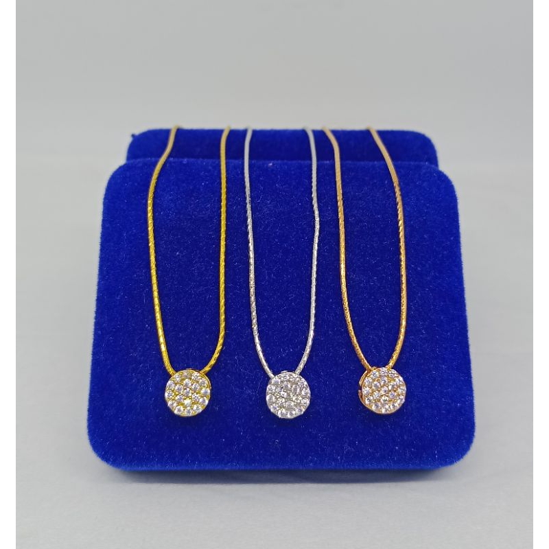 kalung kasandra ukir + liontin tusuk bulat gepeng corr mp full kecil/ kalung perak asli silver 925 lapis emas/ kalung fashion terbaru