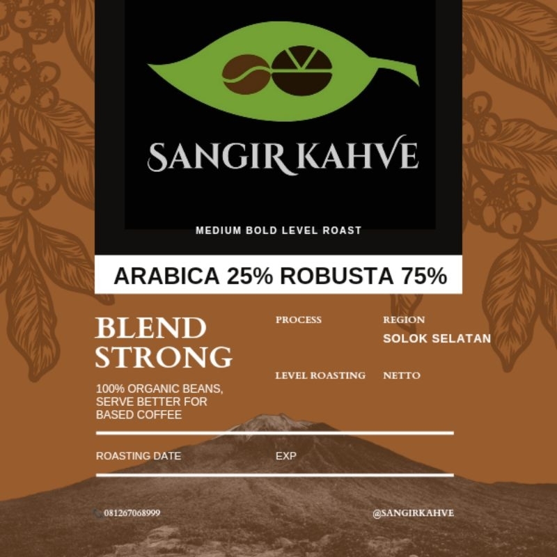 

Kopi Blend Strong 1kg. Murah dengan Kwalitas istimewa