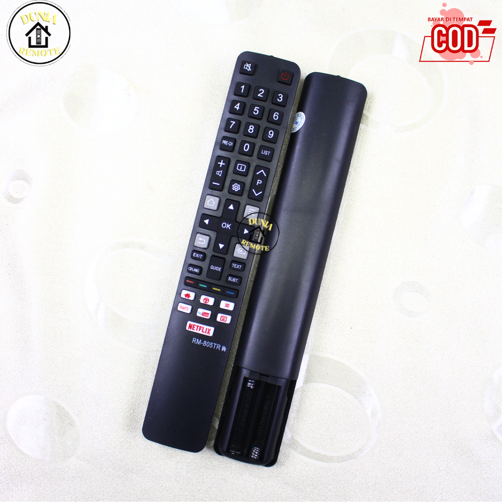 Remot / Remote Tv TCL LCD LED tipe 804 tr Smart Tv RC802N S6 S6000 S6500 A20 A3 Series Ecer Dan Grosir