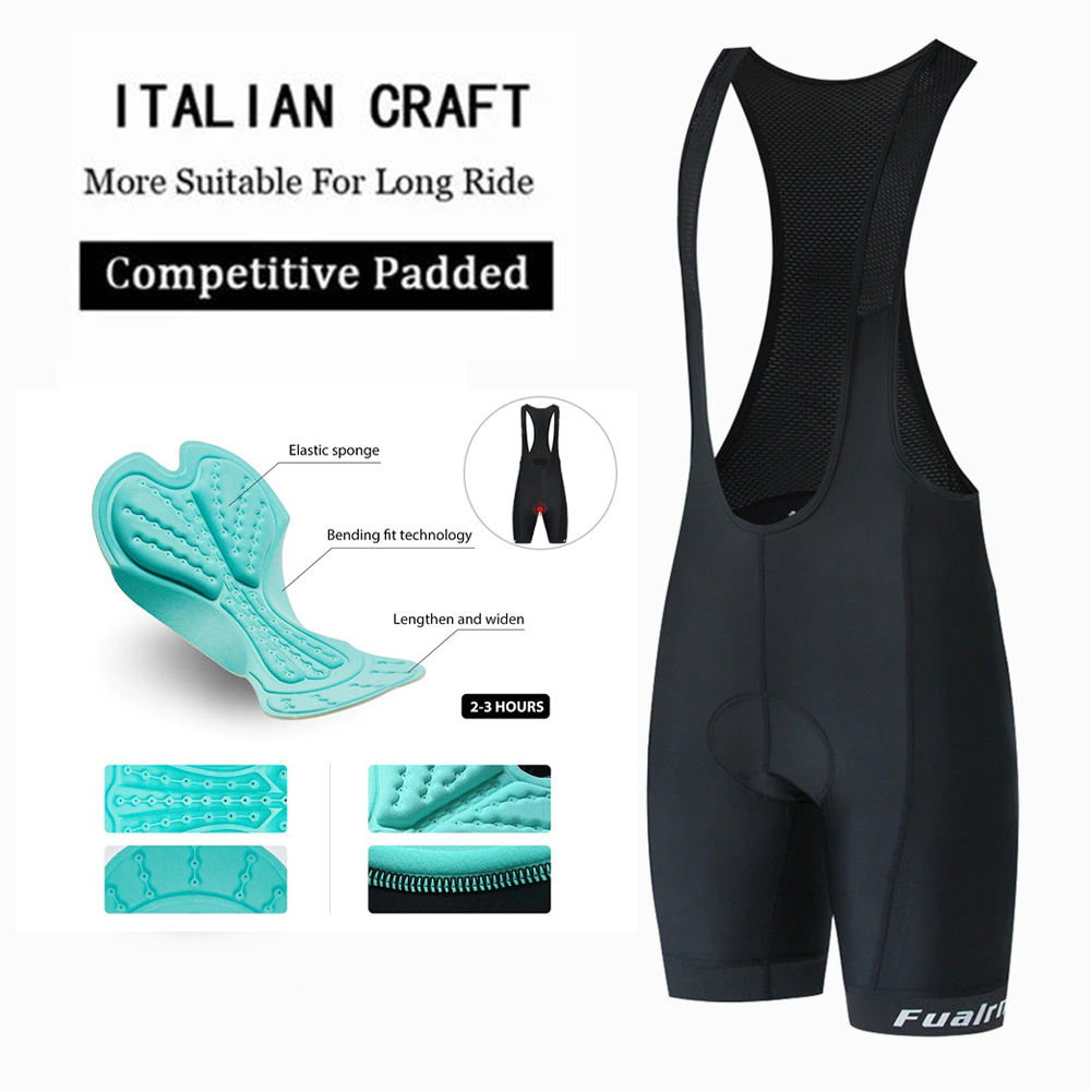 Pakaian Olahraga Sepeda Pria Tights Gel Padded - Celana sepeda Pendek Pria Cepat Kering Gel PADDING 