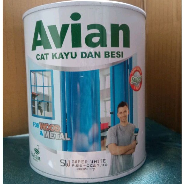 Cat Avian Cat Kayu Cat Besi 1Kg Merah