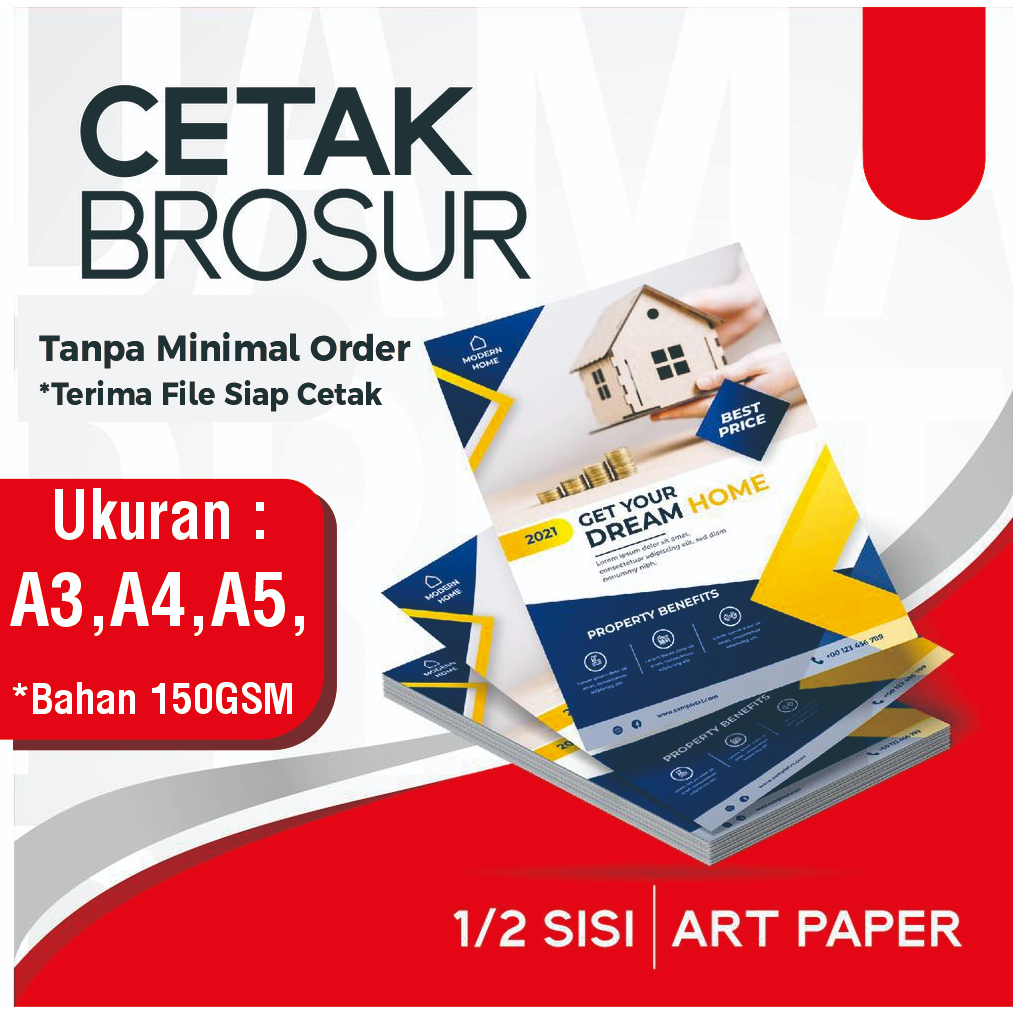 

BROSUR BAHAN ART PAPER 150GR
