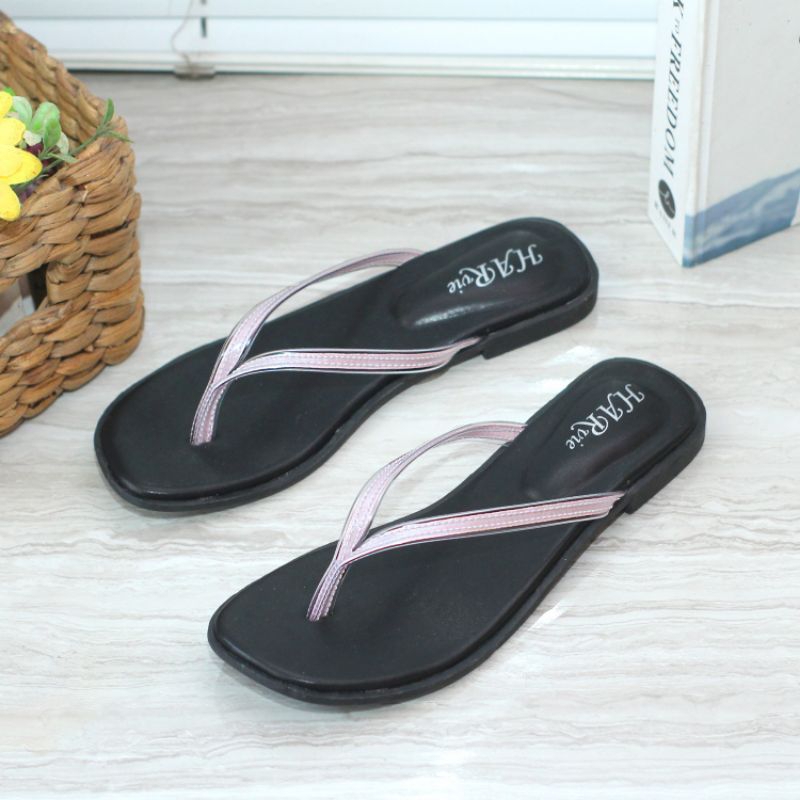 Sandal Teplek 2cm Wanita Dewasa Jepit / HR 022