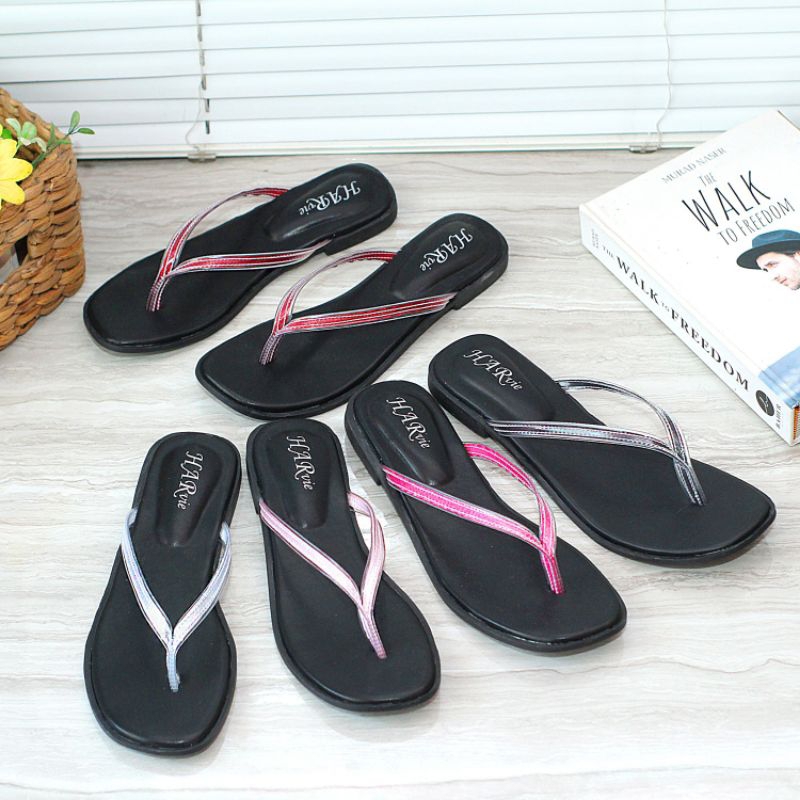 Sandal Teplek 2cm Wanita Dewasa Jepit / HR 022