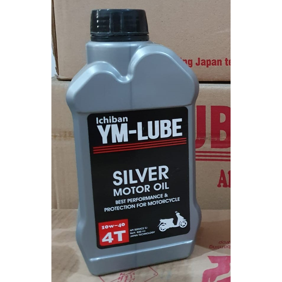 YM-LUBE SILVER OLI MOTOR MANUAL 4T, ICHIBAN YM-LUBE 800ML