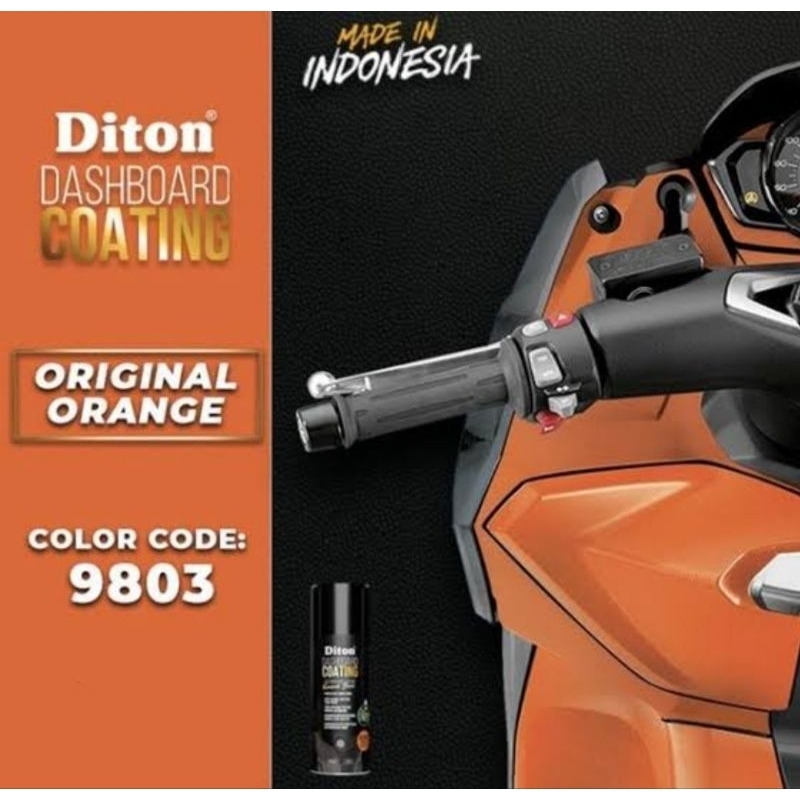 DASHBOARD COATING ORIGINAL ORANGE NO 9803 DITON PREMIUM BODY KASAR MOTOR &amp; MOBIL 400CC