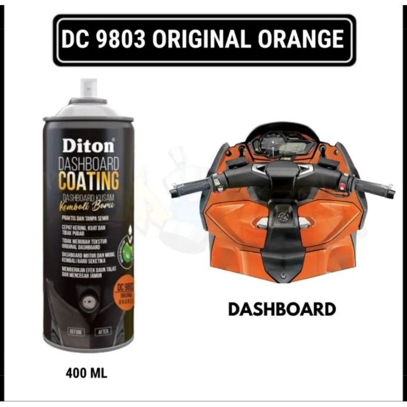 DASHBOARD COATING ORIGINAL ORANGE NO 9803 DITON PREMIUM BODY KASAR MOTOR &amp; MOBIL 400CC