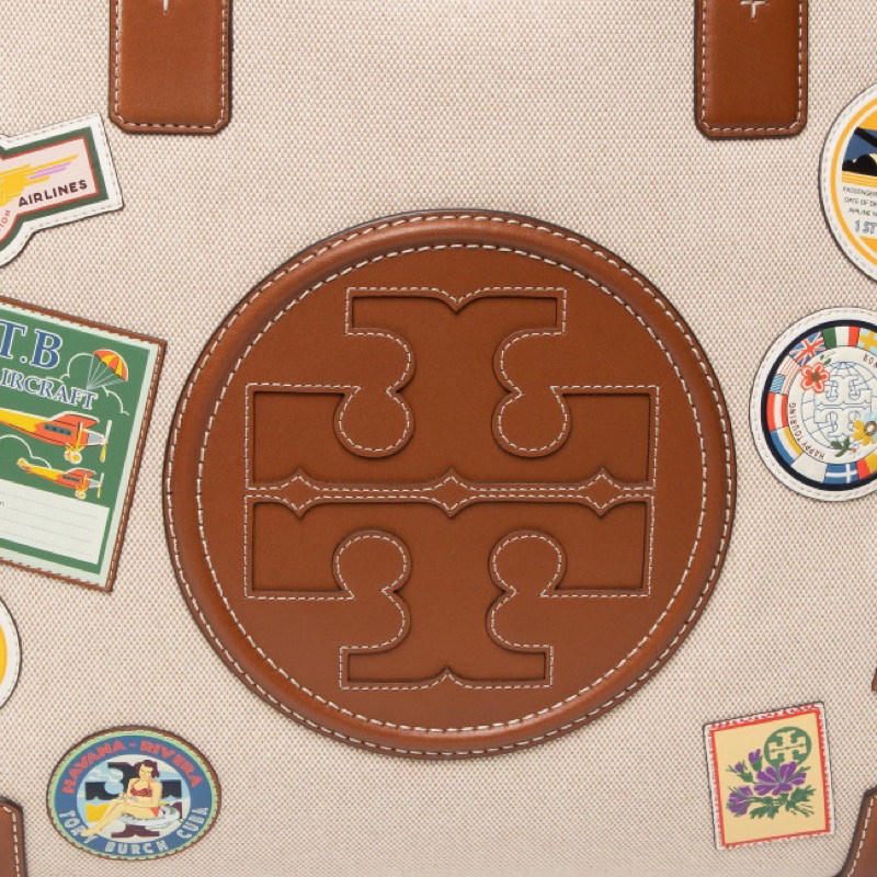 Tory Burch Handbag Tote Ella With Patches TB 64940