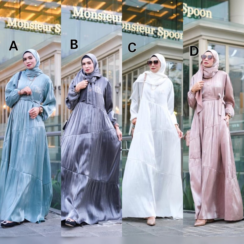 ARSYILA ONE SET PASHMINA SHIMER