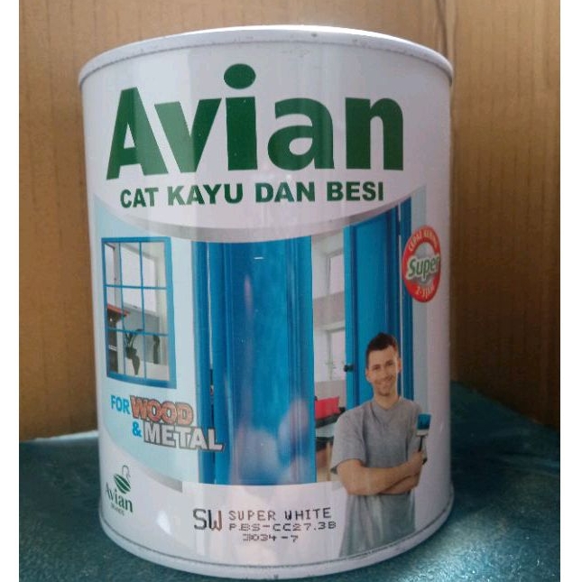 Cat Avian Cat Kayu Cat Besi 1 Kg Abu - Abu