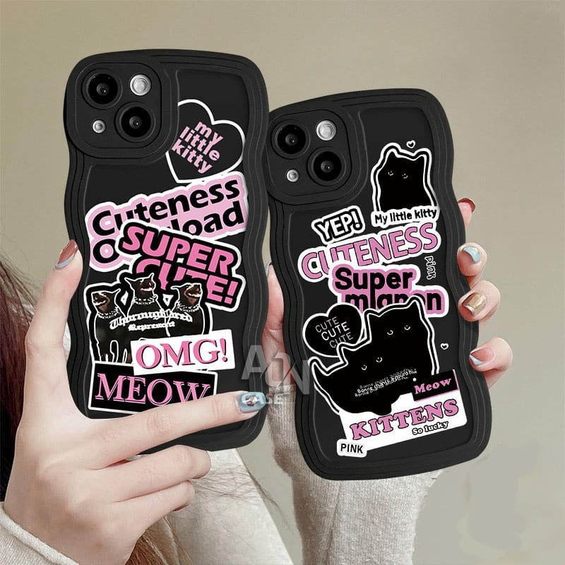 (GLH-04) Case Gelombang Motif for All Type Smartphone - SAMSUNG OPPO VIVO INFINIX XIAOMI REALME IPHO