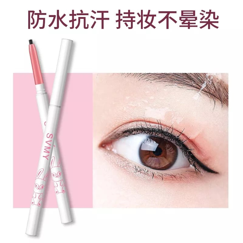 SVMY 865 EYELINER MATA PINK WHITE TWISTED TAHAN AIR.