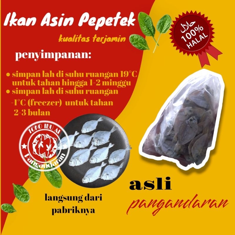 

IKAN ASIN PETEK/PEPETEK MURAH ASLI PANGANDARAN