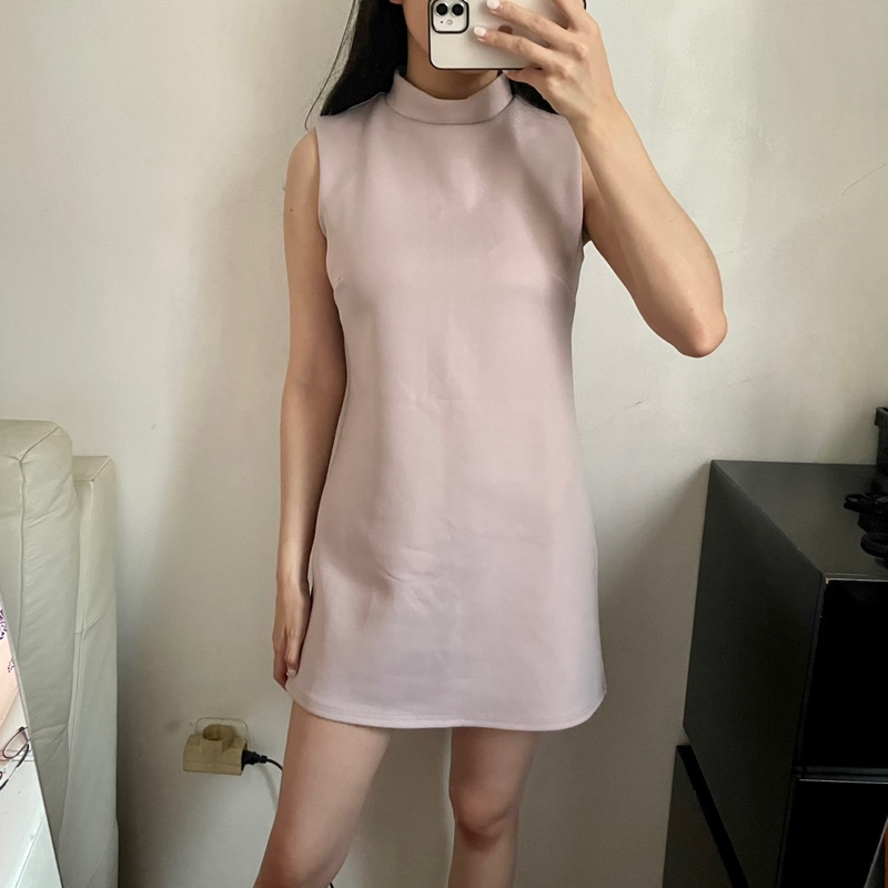 ASOS Dress Lilac Casual| Gaun Pesta Ungu Midi Mini