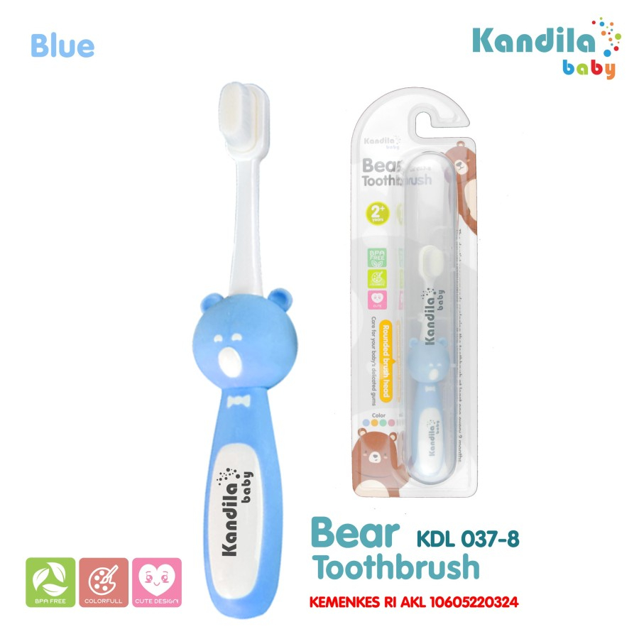 Sikat Gigi Bayi Anak Kandila Baby Bear Toothbrush / KDL 037-8