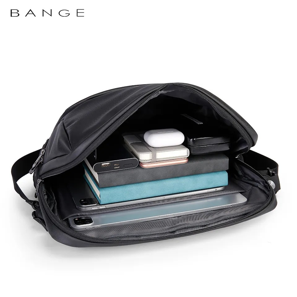 BG7628 Tas Selempang Bange Sling Bag Chest Messenger Bag Pria Cowok Expandable