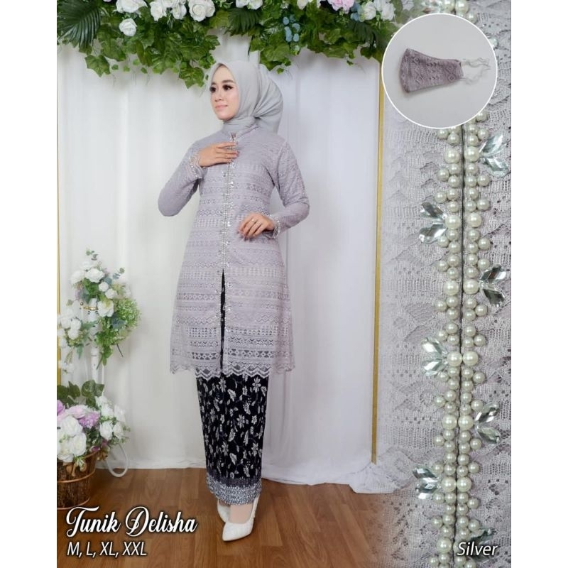 Set Kebaya Tunik Melisha / Tunik Brokat Malika Payet Terbaru / Kebaya Tunik Busui Frendly / Kebaya Tunik Seragaman Keluaran / Set Kebaya Wisuda / Stelan Kebaya Wanita / Kebaya Kondangan / Kebaya Pesta / Set Kebaya Tunik / Kebaya Busui / Kebaya Melayu