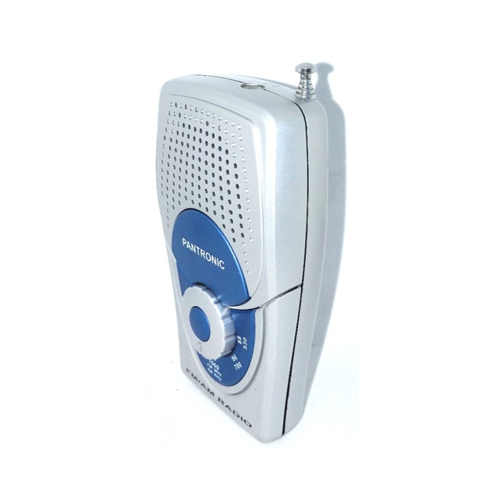 Radio FM AM Mini Portable Radio Free Earphone dan Baterai