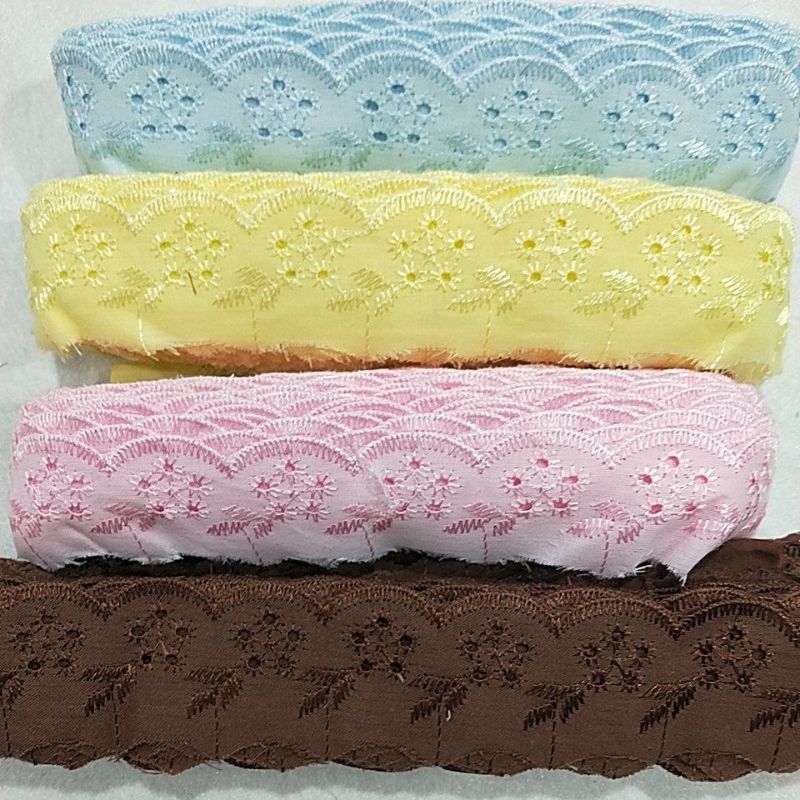 Renda Katun 3cm PER ROLL