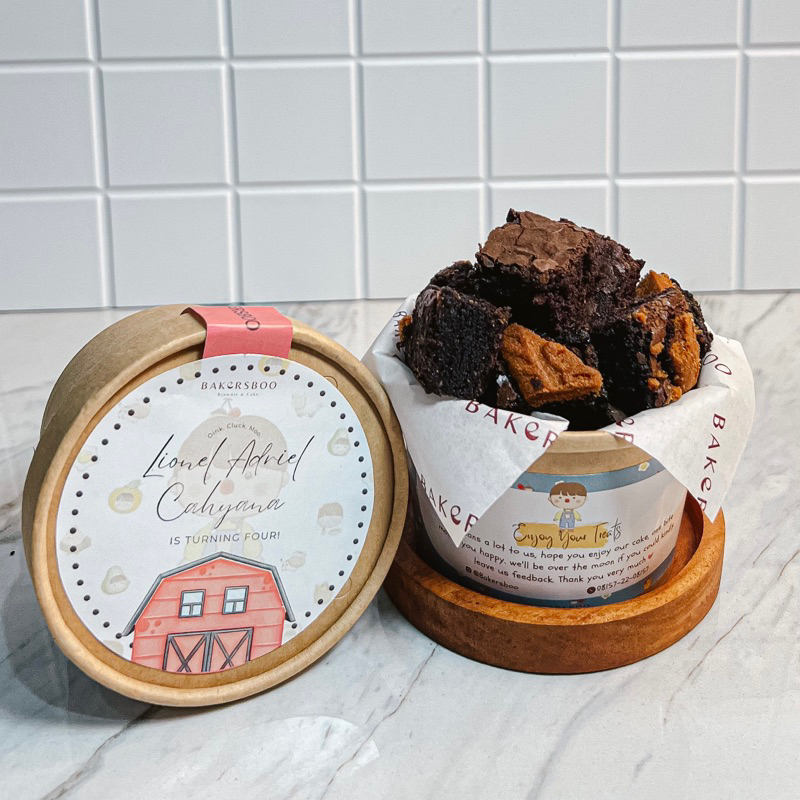 

Brownie bites | Hampers/Souvenir ulang tahun