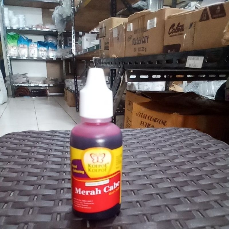 

koepoe koepoe pewarna merah cabe 30ml